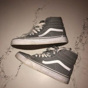 High top grey vans